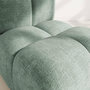 Voir la diapositive 4 : LISA DESIGN Grace - module d'assise en velours texturé