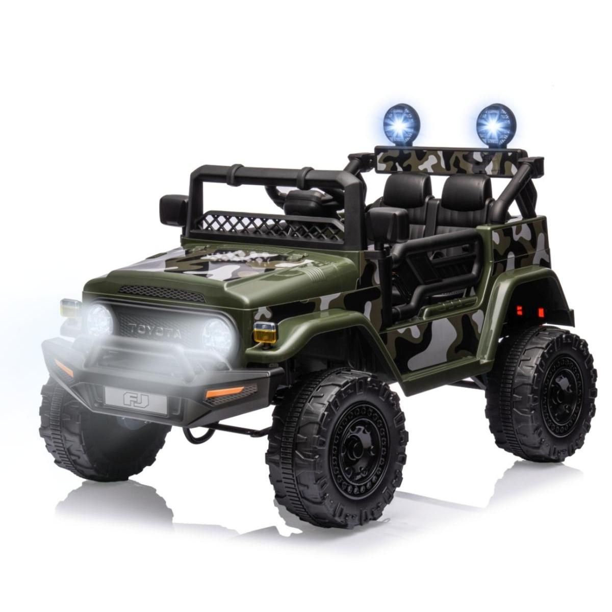 MILLY MALLY Véhiculeride-on Toyota FJ Cruiser army
