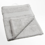 FIVE Serviette de toilette Coton peigné. Coloris disponibles : Blanc