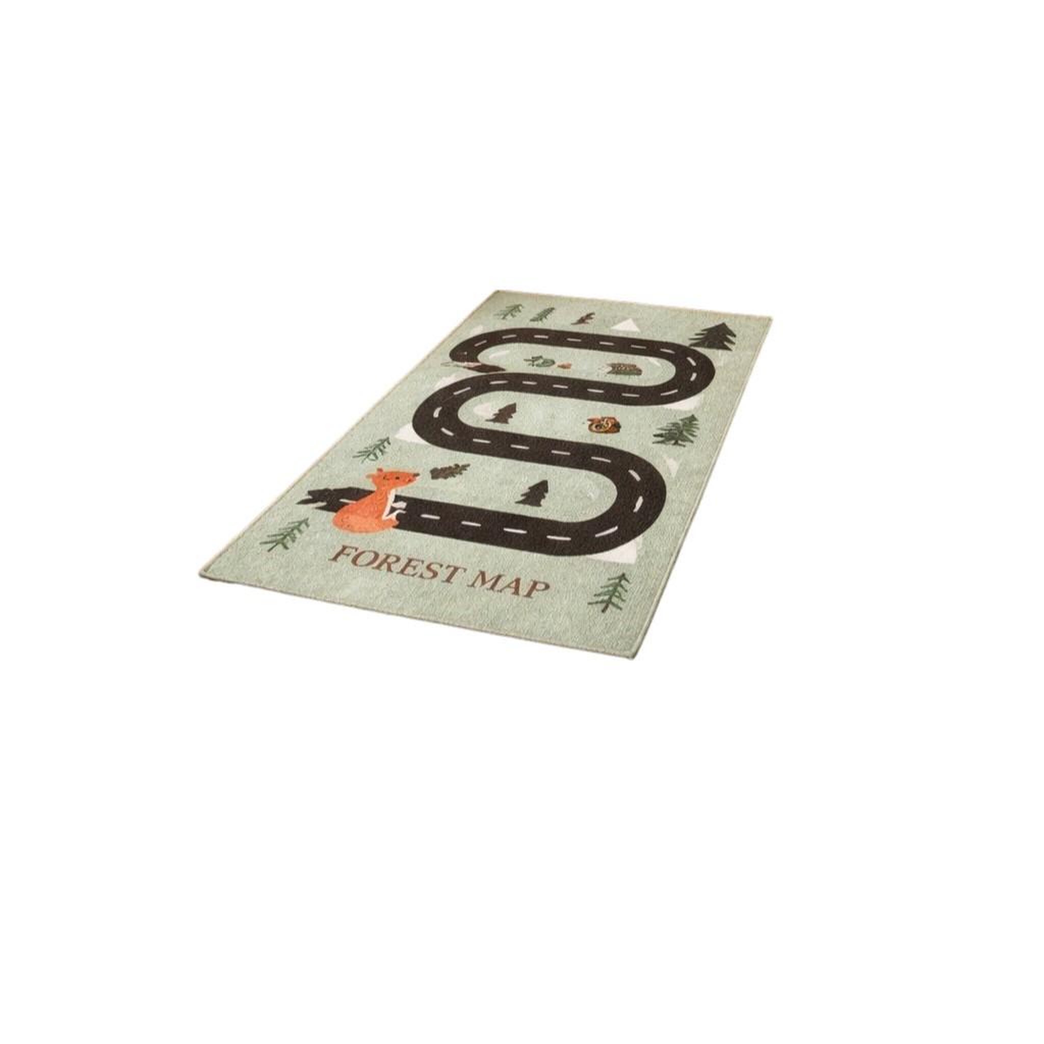 Eden Tapis enfant circuit forêt design et moderne