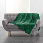 Voir la diapositive 1 : Paris Prix Plaid Uni en Flanelle  Flanou  180x220cm Vert