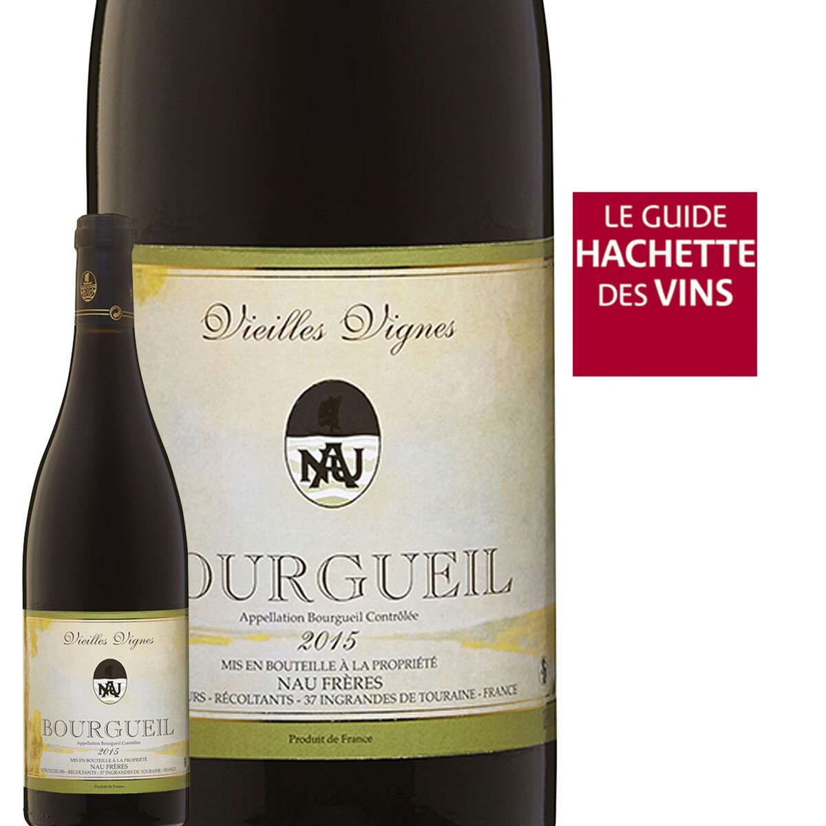 Vieilles Vignes Domaine Nau Bourgueil Rouge 2015