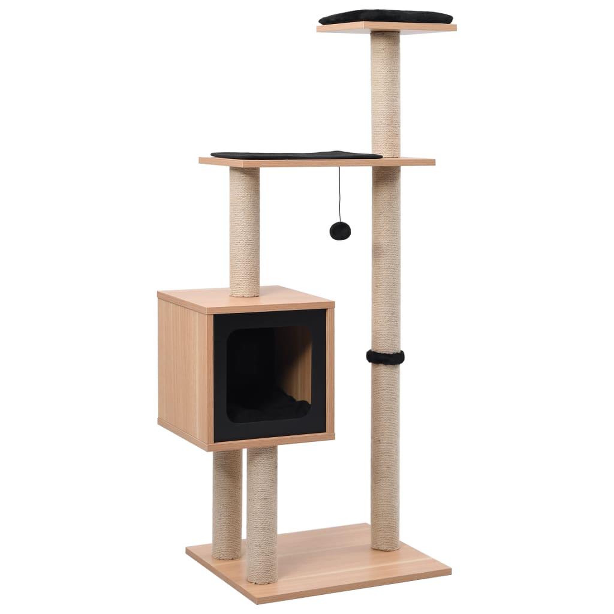 Voir la diapositive 1 : VIDAXL Arbre a chat avec tapis a gratter en sisal 123 cm