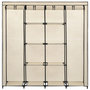 Voir la diapositive 5 : VIDAXL Garde-robe avec 4 compartiments Creme 175x45x170 cm