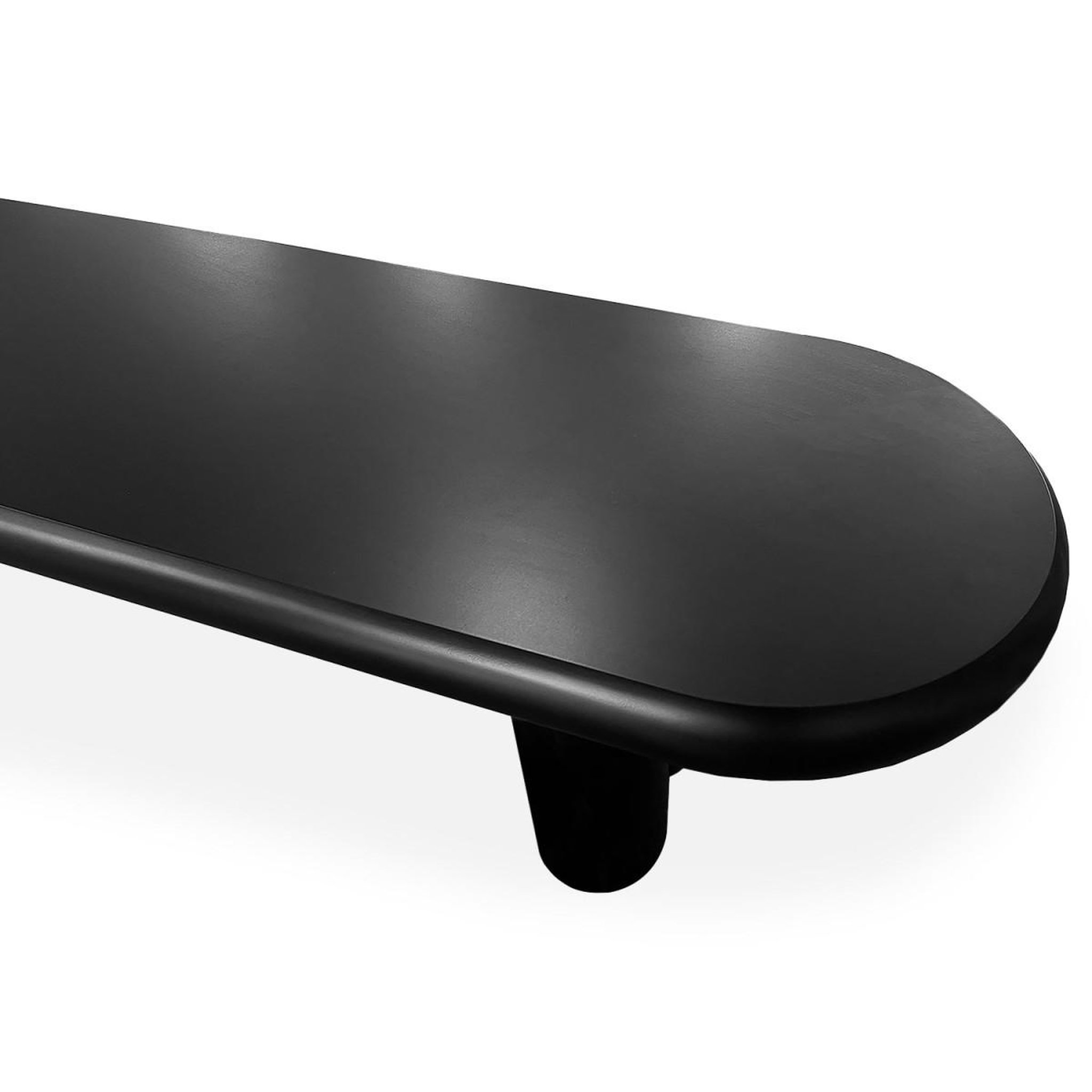 Voir la diapositive 2 : Paris Prix Table basse ovale  emory  160cm noir