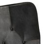 Voir la diapositive 5 : VIDAXL Chaise a bascule et repose-pieds Marron Noir veritable et toile