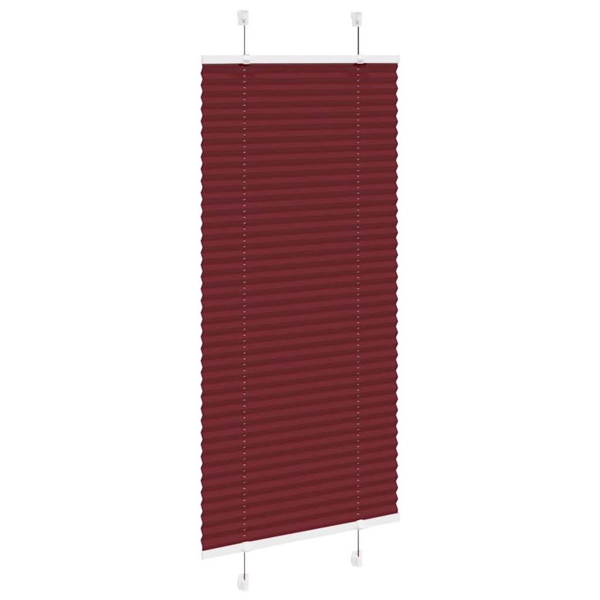 VIDAXL Store plisse rouge bordeaux 60x100 cm largeur du tissu 59,4 cm