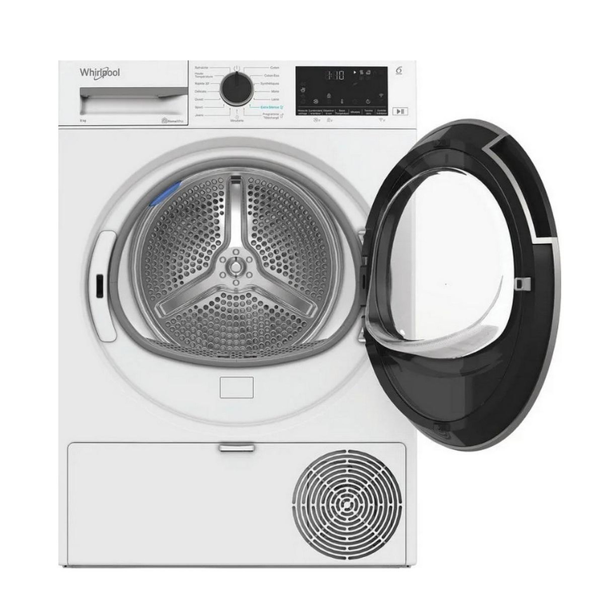 Voir la diapositive 4 : Whirlpool Sèche-linge pompe à chaleur 60cm 8kg blanc - cwd84mwbsfr