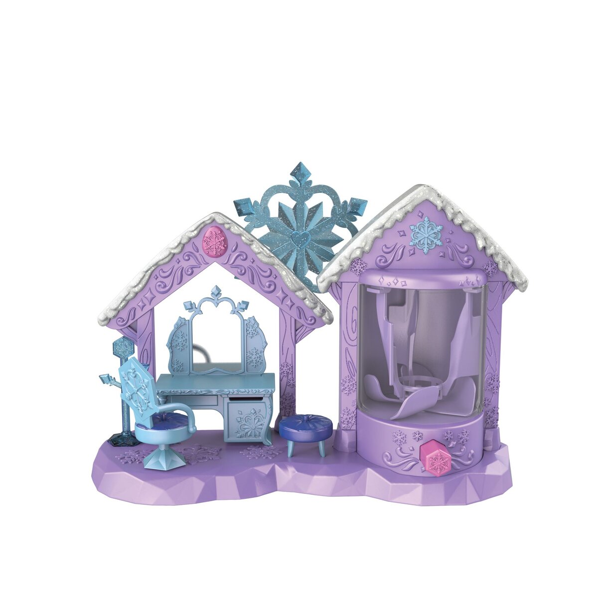 SPIN MASTER Hatchimals Colleggtibles - Coffret de jeu Salon de Beauté étincelant avec 5 figurines exclusives famille royale + accessoires 