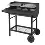 Voir la diapositive 2 : Robby Barbecue à charbon 71x35.5cm avec chariot - smoker one