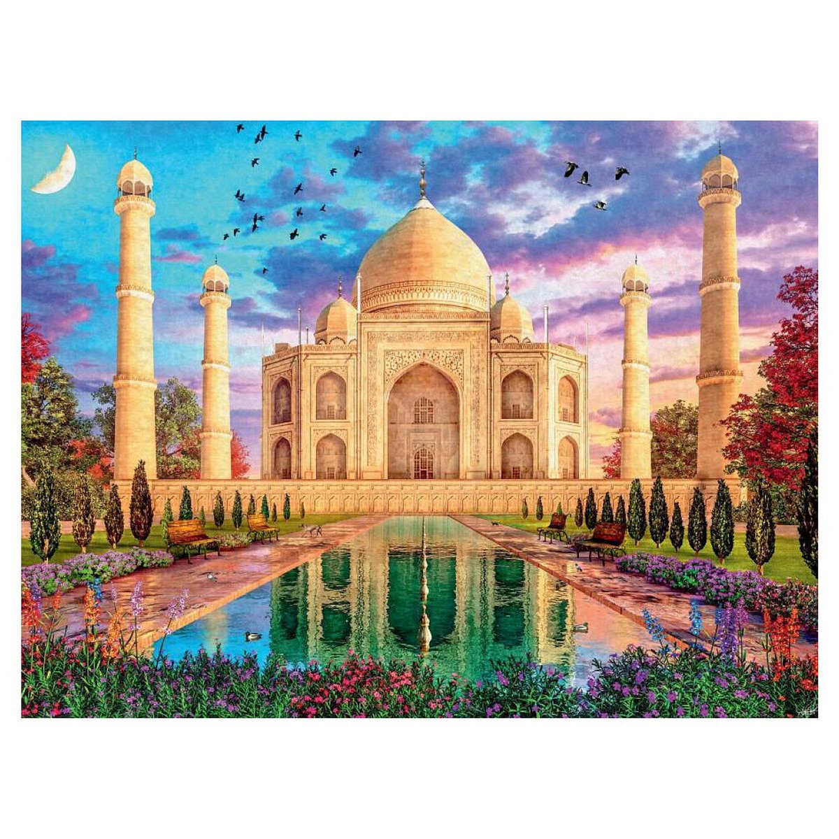 RAVENSBURGER Puzzle 1500 p - taj mahal enchante