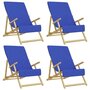 Voir la diapositive 2 : VIDAXL Serviettes de plage 4 pcs bleu royal 60x135 cm tissu 400 GSM