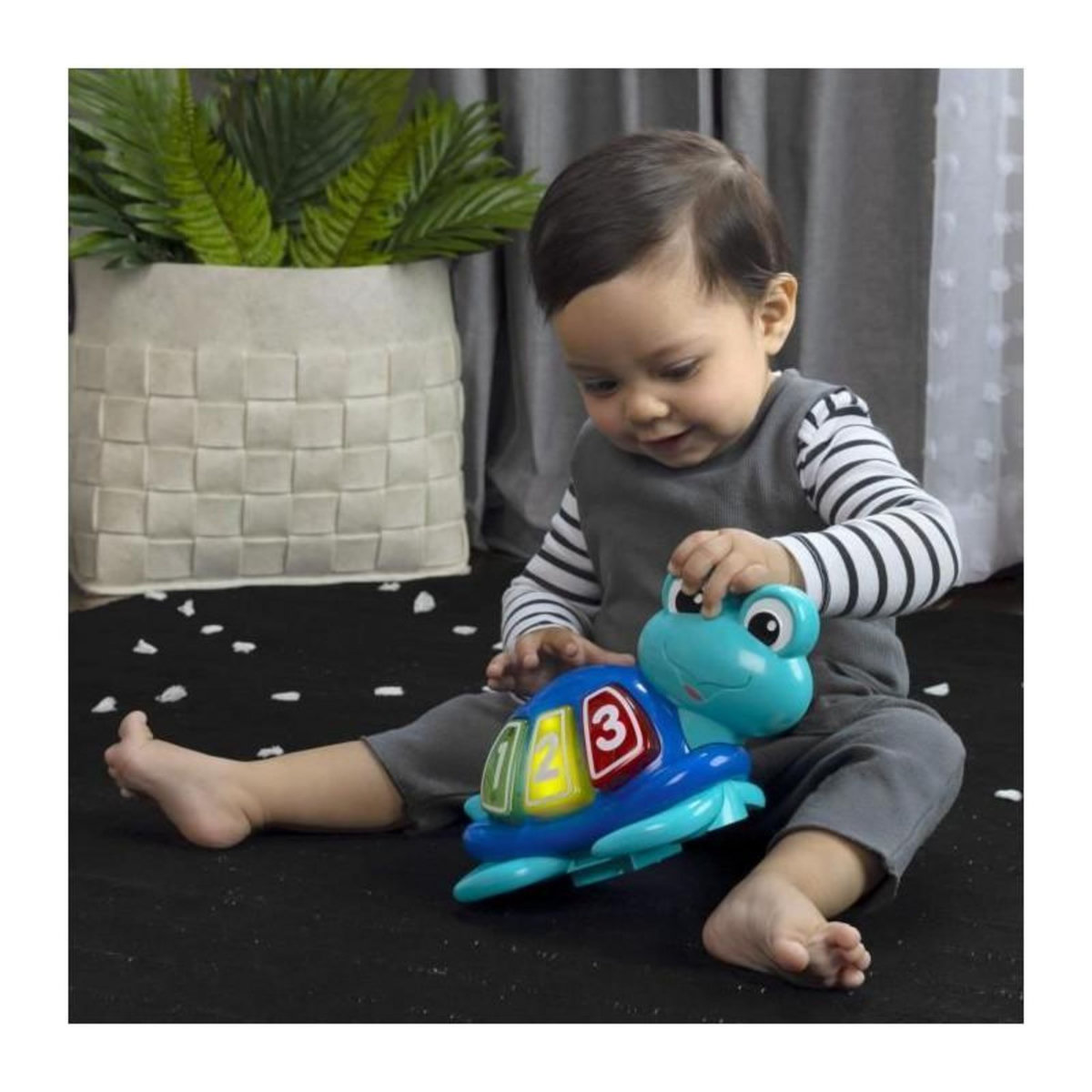 BABY EINSTEIN BABY EINSTEIN Ocean Explorers Curiosity Cove aire d'éveil éducative 2 en 1 et jouet au sol, poids maximum 11kg, des 6 mois