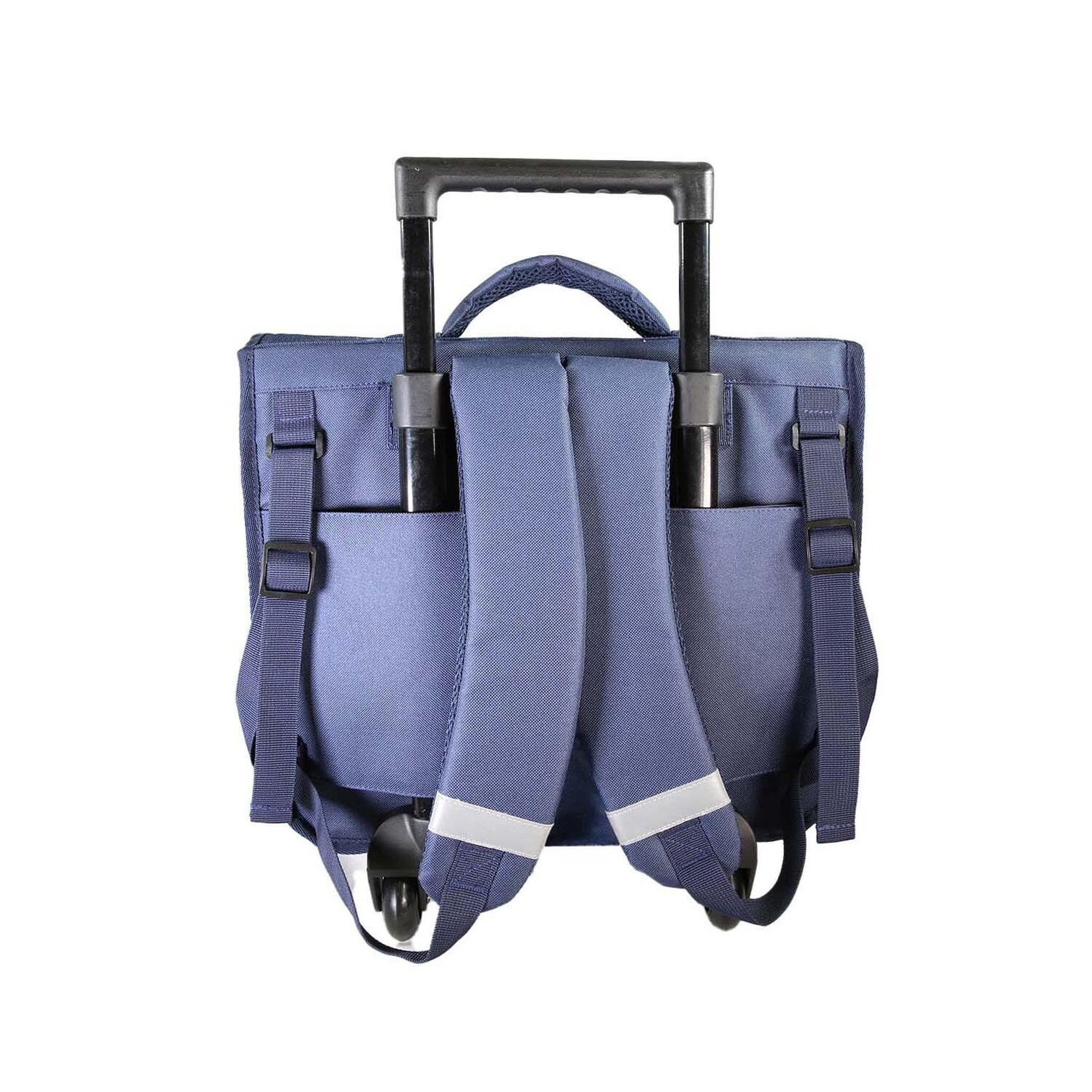 Voir la diapositive 4 : Bagtrotter Stitch – cartable à roulettes 38 cm – bleu – 2 compartiments