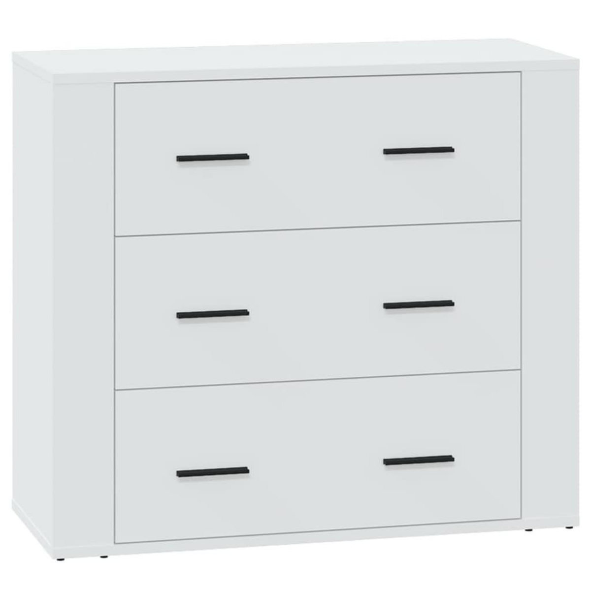 VIDAXL Buffet Blanc 80x33x70 cm Bois d'ingenierie