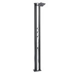 Formidra Douche solaire 40 L Dada Straight Anthracite habillage aluminium brossé - Formidra