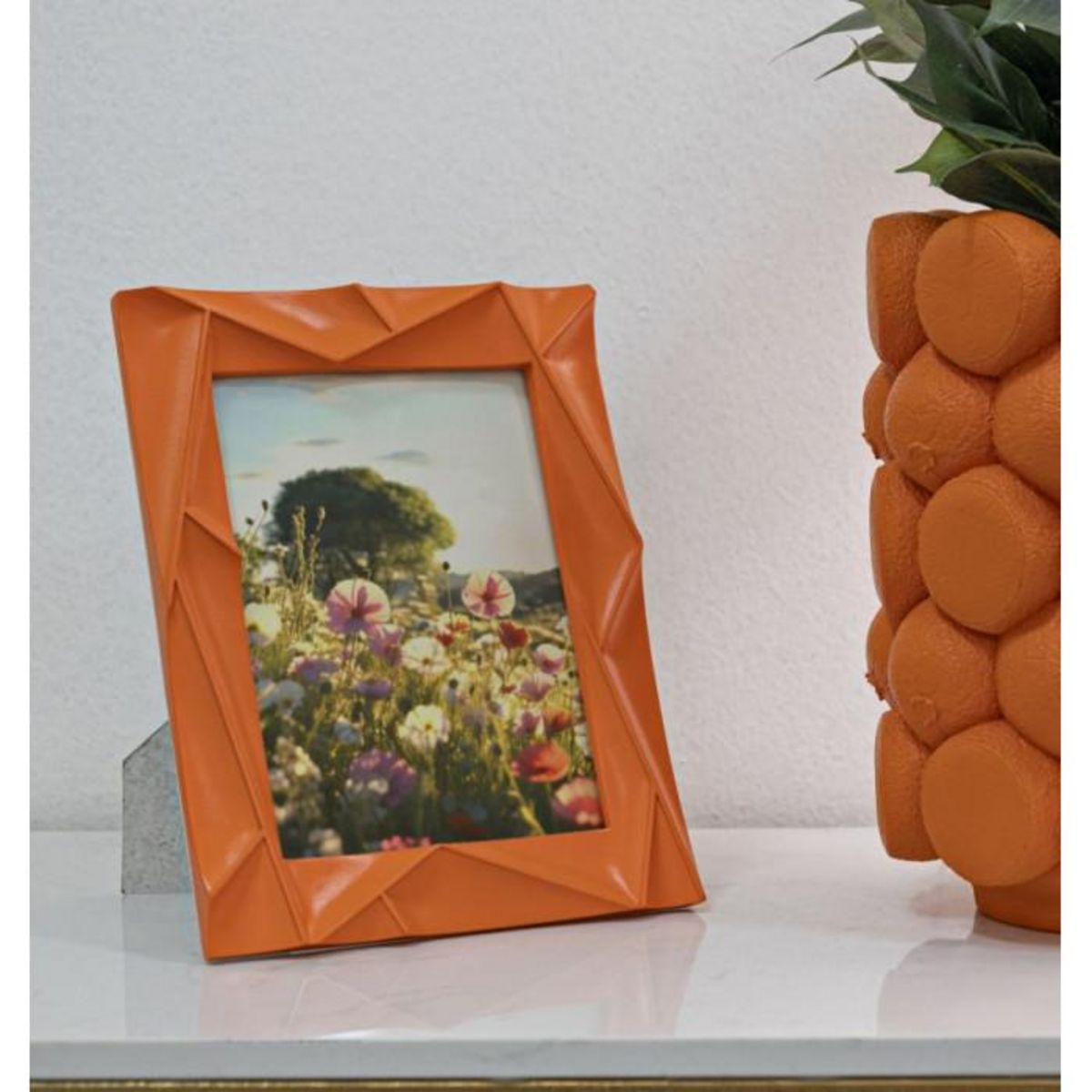 Paris Prix Cadre Photo Déco en Résine  Orangy  15x20cm Orange