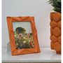 Voir la diapositive 5 : Paris Prix Cadre Photo Déco en Résine  Orangy  15x20cm Orange