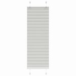 VIDAXL Store plisse gris clair 45x150 cm largeur du tissu 44,4 cm