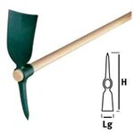 Leborgne Pioche de cantonnier douille ronde 2 kg - sans manche