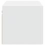 Voir la diapositive 5 : VIDAXL Armoire murale blanc 70x42,5x40 cm bois d'ingenierie