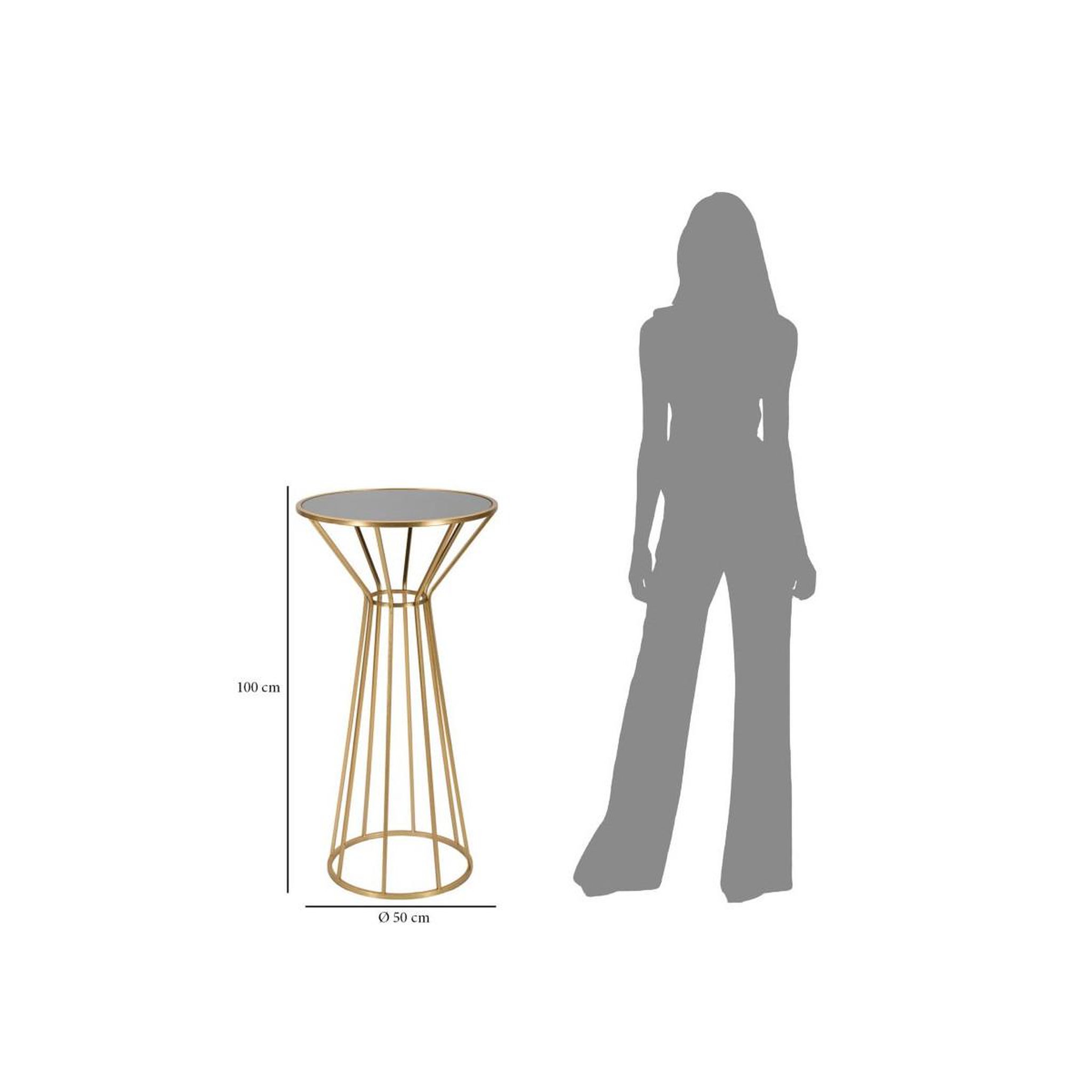 Voir la diapositive 6 : Paris Prix Table d'appoint en métal  simple  100cm or