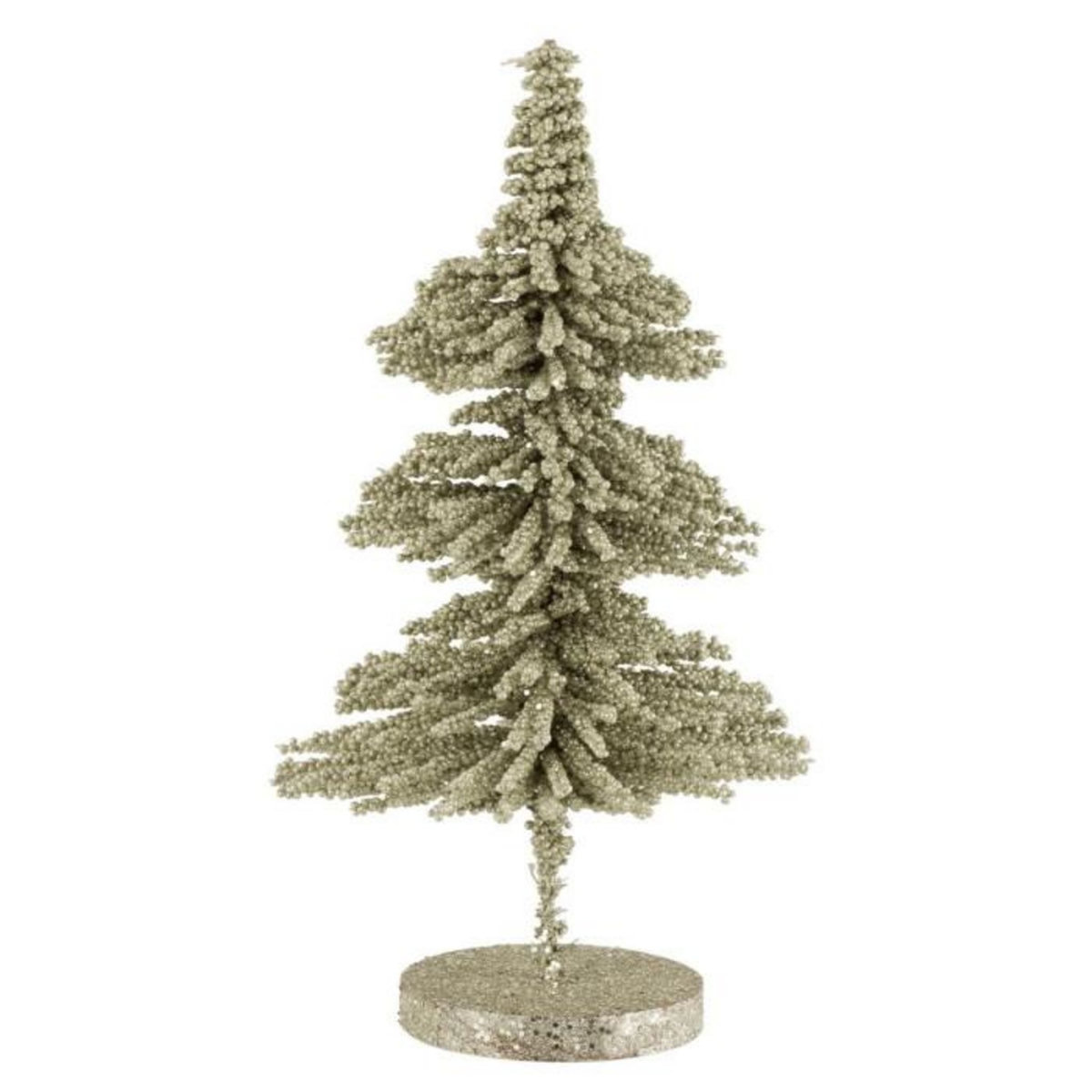 Paris Prix Sapin de Noël Déco  Paillettes  44cm Vert Clair