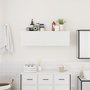 Voir la diapositive 3 : VIDAXL Armoire murale de bain blanc 100x25x30 cm bois d'ingenierie