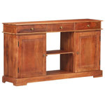 VIDAXL Buffet 135x35x75 cm Bois d'acacia solide