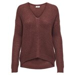 JACQUELINE DE YONG Pull  Foncé Femme JDY New Megan. Coloris disponibles : Marron