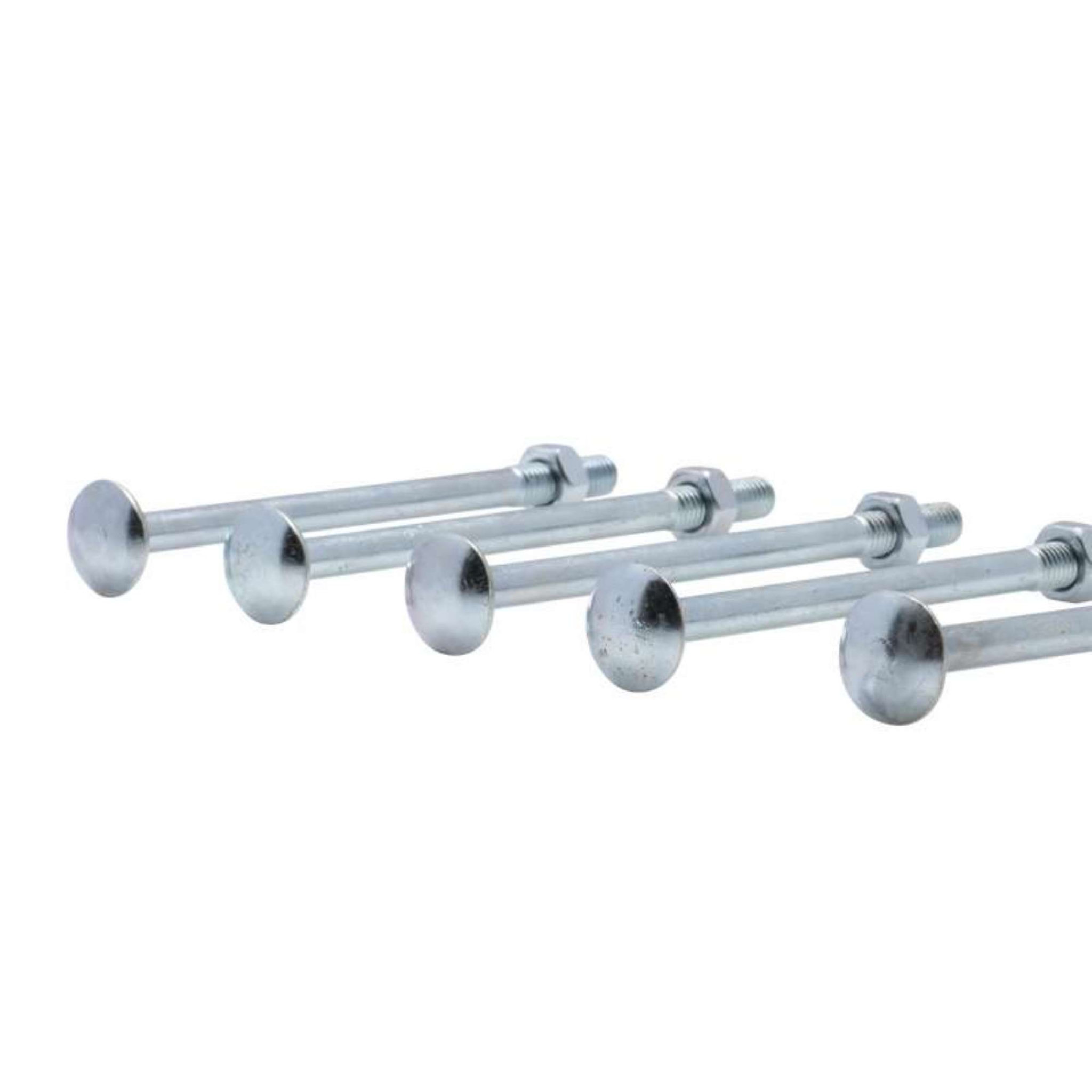 Voir la diapositive 4 :  Boulon zingué TRCC Vissal Ø8x120mm  lot de 10 boulons