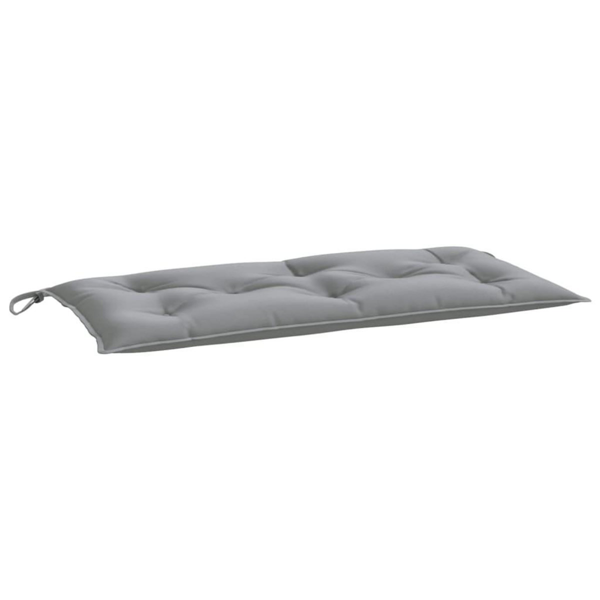 VIDAXL Coussin de banc de jardin gris 100x50x7 cm tissu oxford