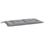 Voir la diapositive 2 : VIDAXL Coussin de banc de jardin gris 100x50x7 cm tissu oxford