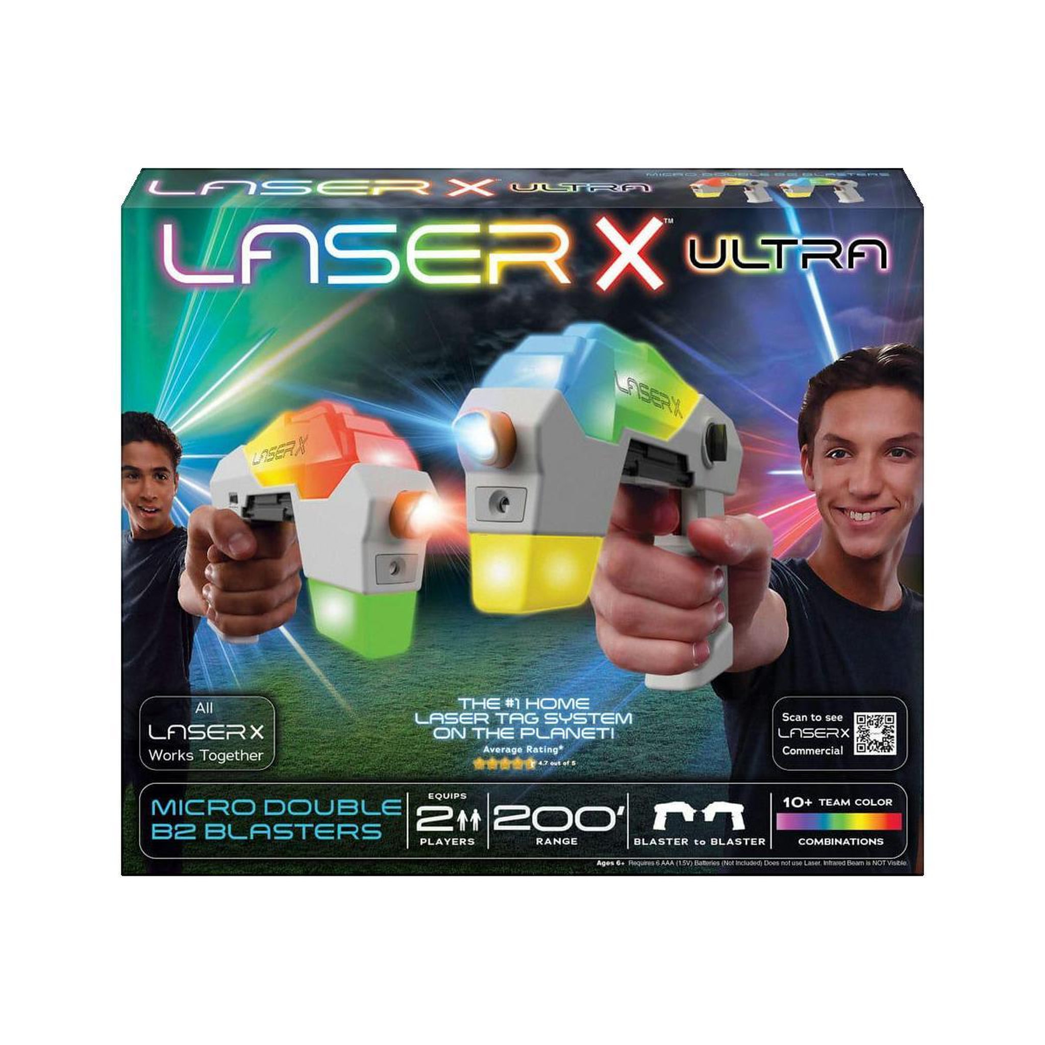 Voir la diapositive 3 : Ultra Pro Pistolet Laser X Ultra ultra-pro avec effets sonores et lumineux