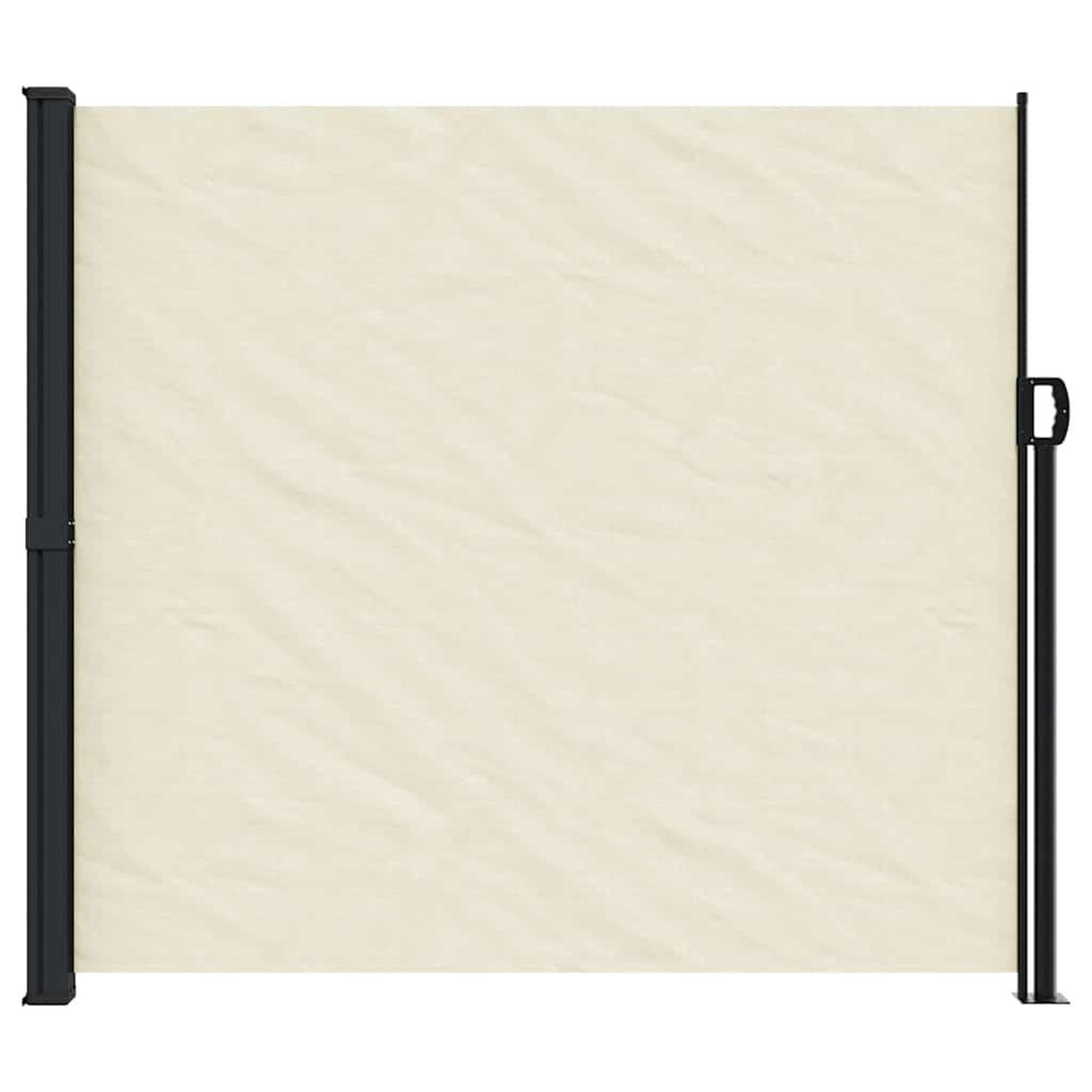 Voir la diapositive 3 : VIDAXL Auvent lateral retractable creme 180x500 cm