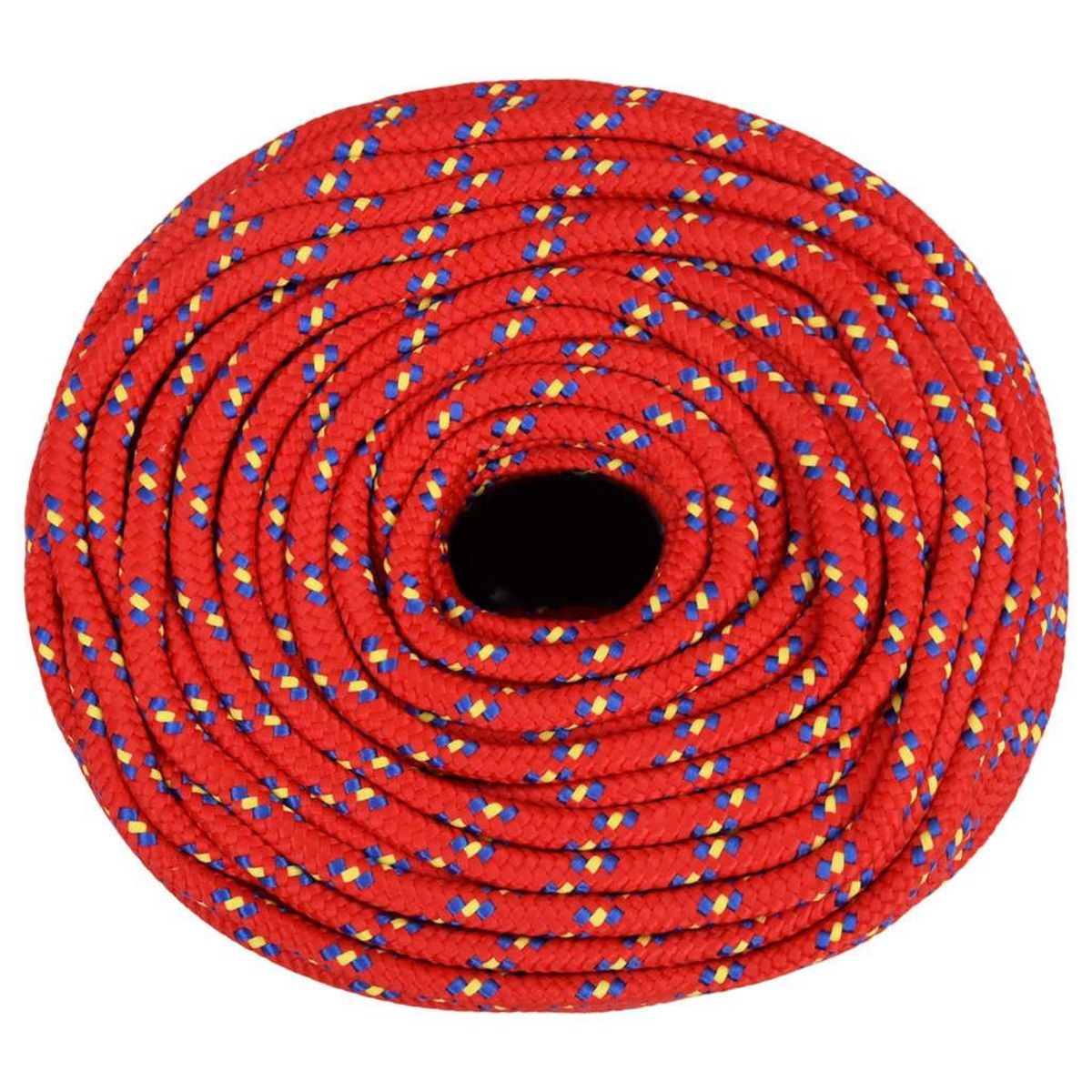 VIDAXL Corde de bateau Rouge 10 mm 100 m Polypropylene