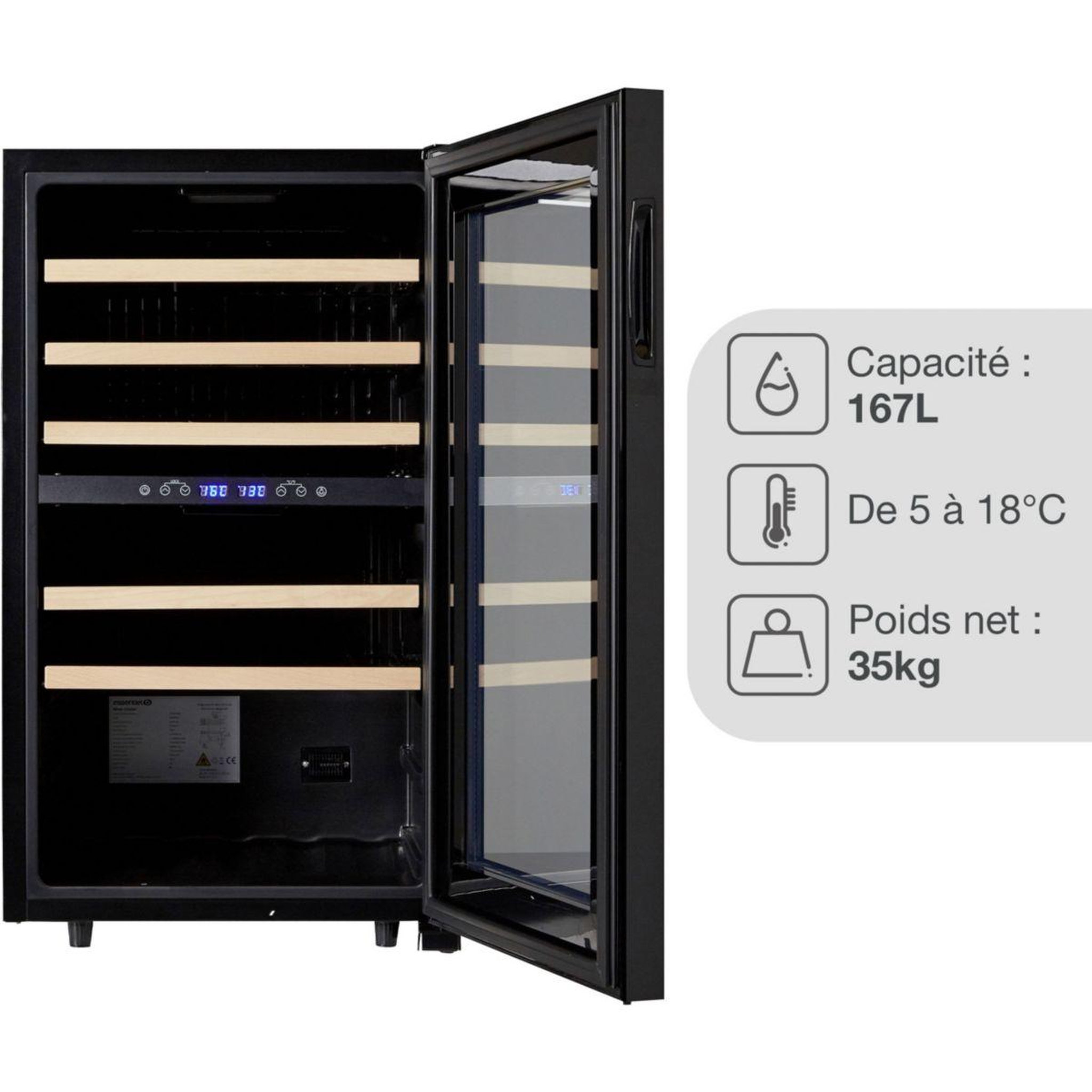 Voir la diapositive 2 : ESSENTIEL B Cave à vin de service ECV 471 dz