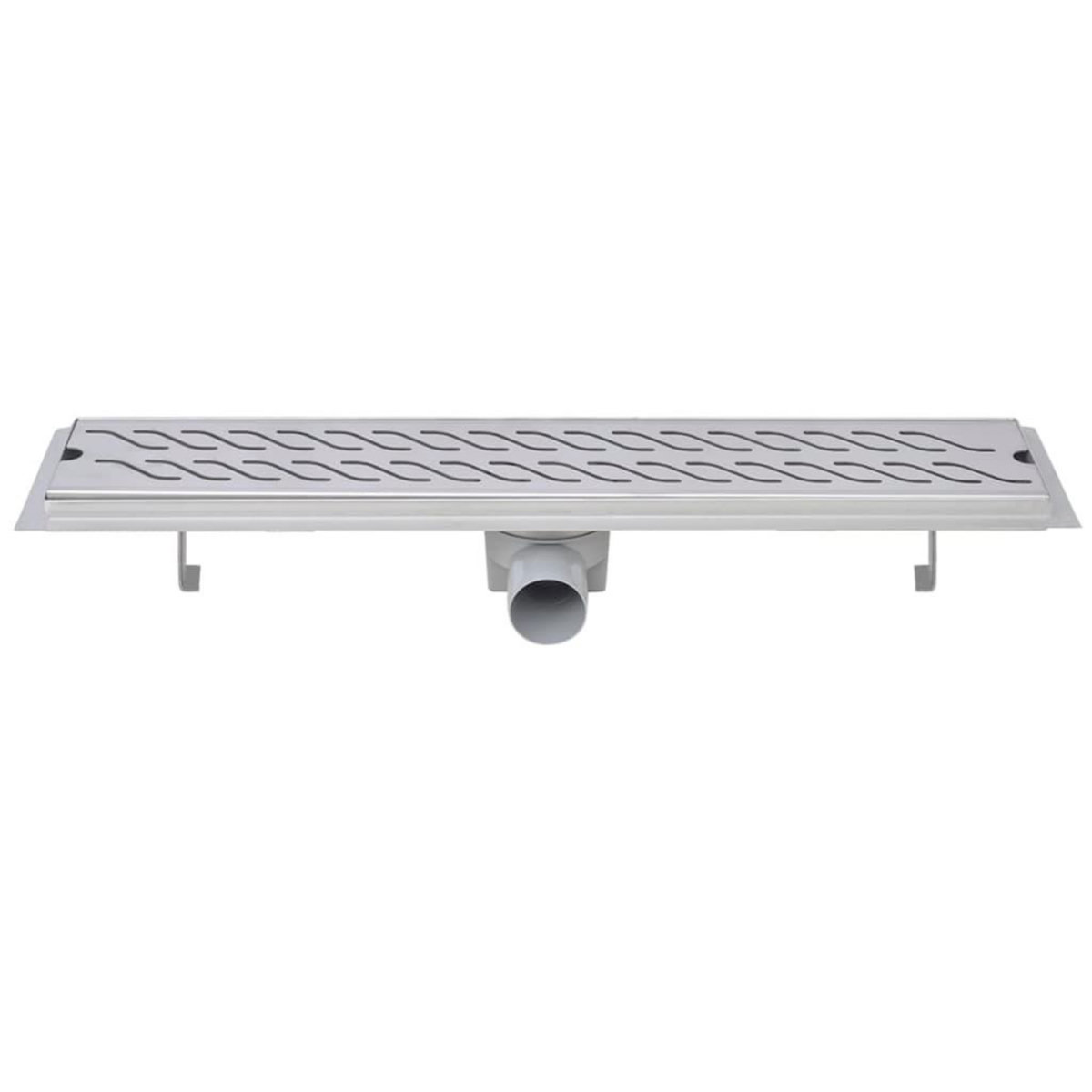 VIDAXL Drain de douche lineaire 630 x 140 mm Acier inoxydable