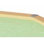 Voir la diapositive 2 : Ubbink Liner seul Beige pour piscine bois Océa Ø 5,80 x 1,30 m - Ubbink