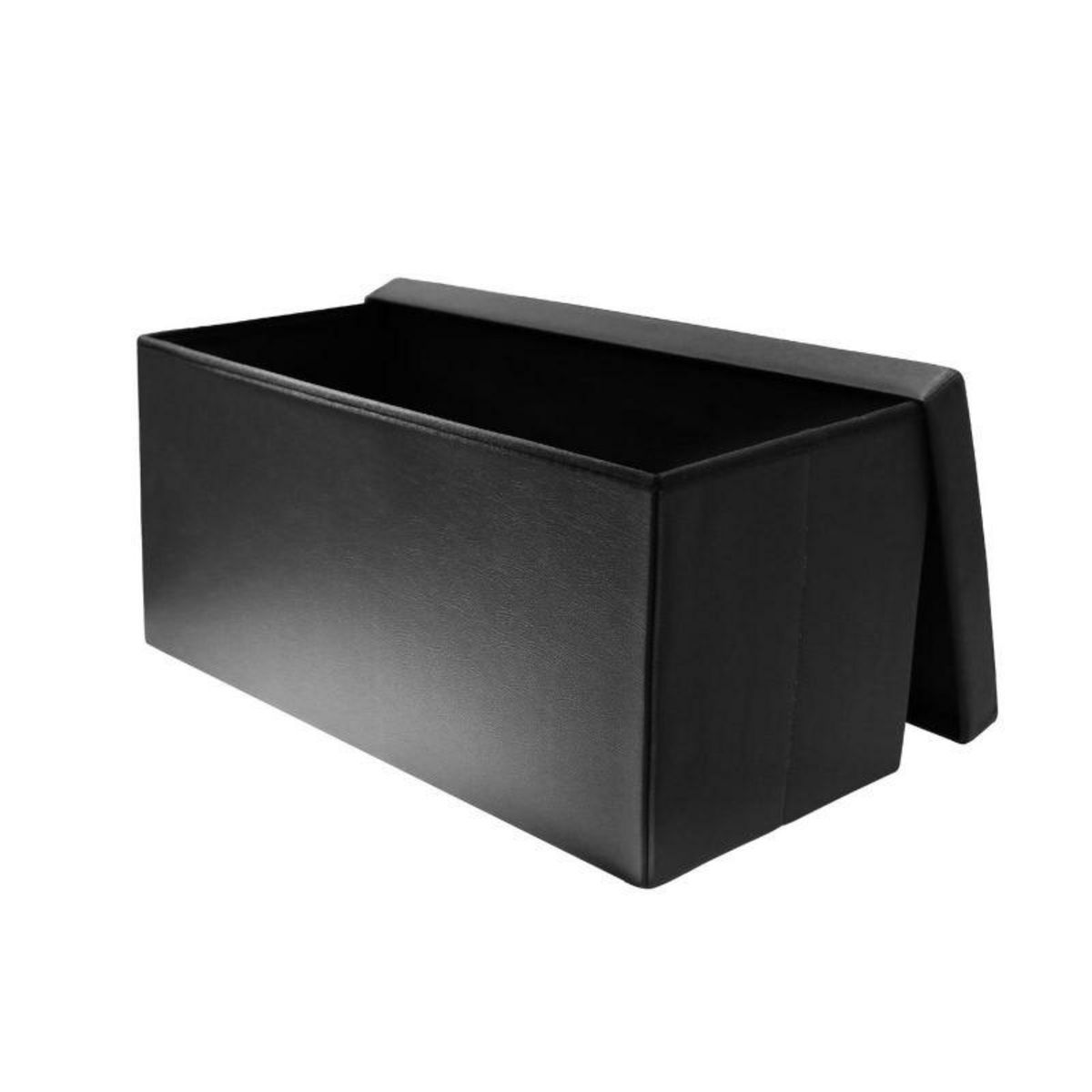 Paris Prix Banquette Coffre Pliable Design  Alana  76cm Noir