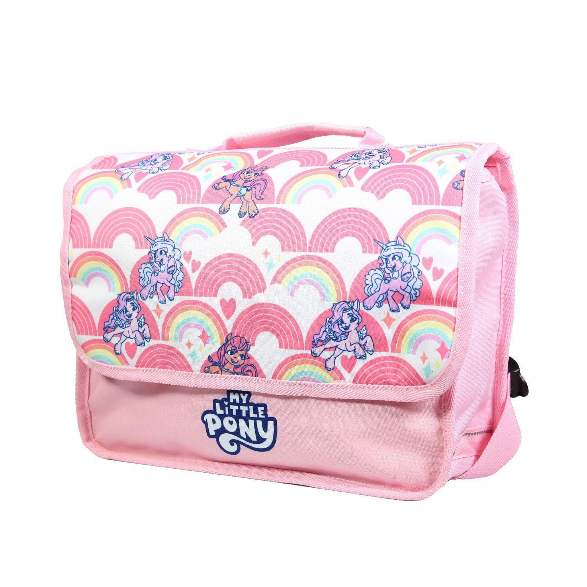 Voir la diapositive 2 : Bagtrotter BAGTROTTER Cartable 32 cm maternelle My Little Pony Rose