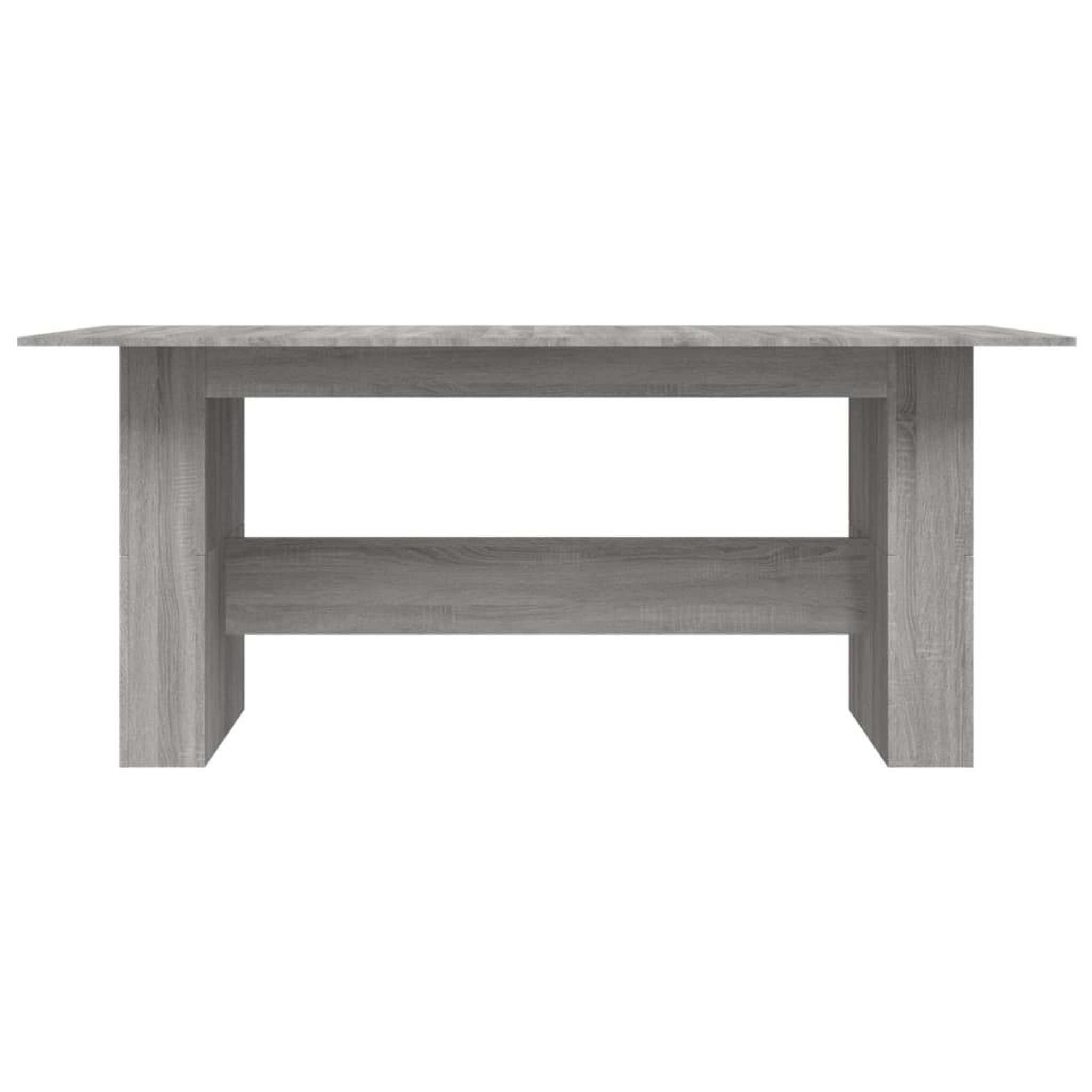 Voir la diapositive 4 : VIDAXL Table a dîner sonoma gris 180x90x76 cm bois d'ingenierie