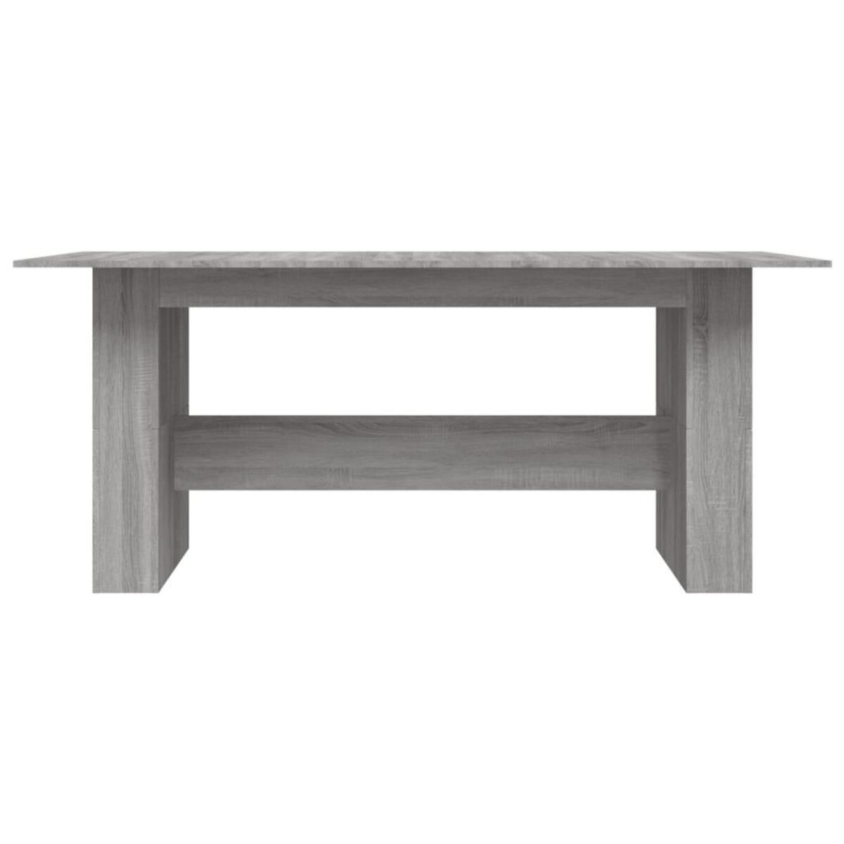 VIDAXL Table a dîner sonoma gris 180x90x76 cm bois d'ingenierie
