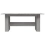 Voir la diapositive 4 : VIDAXL Table a dîner sonoma gris 180x90x76 cm bois d'ingenierie