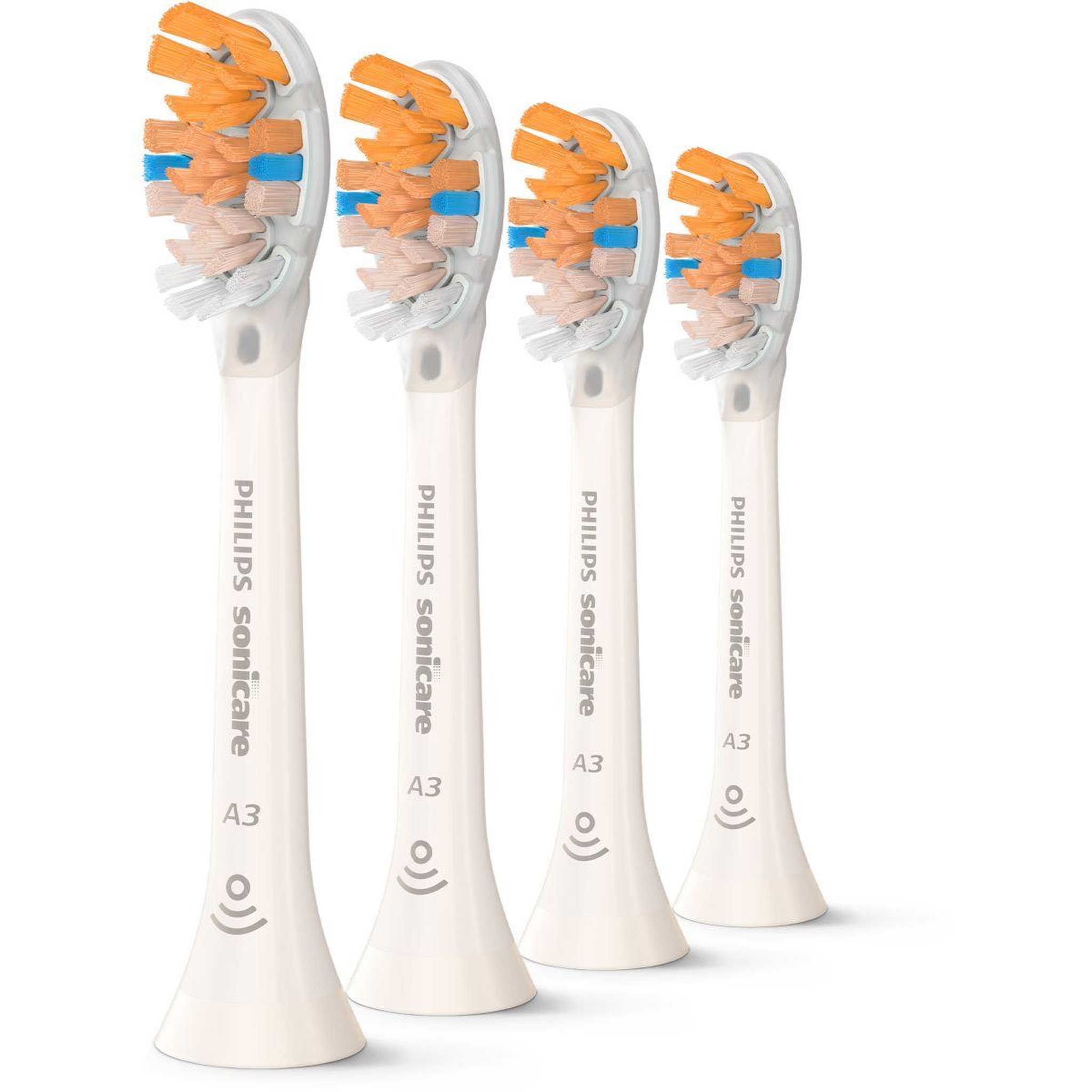 Voir la diapositive 3 : Philips Brossette dentaire Sonicare lot de 4 - HX9094/87  white All in One A3