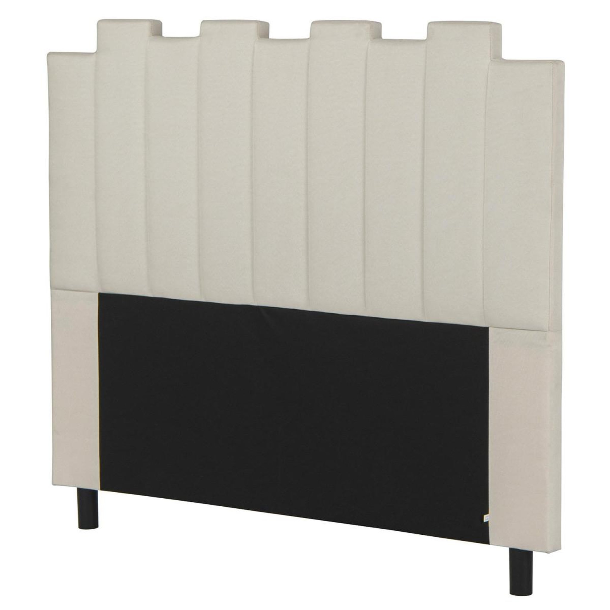 Voir la diapositive 4 : Paris Prix Tête de lit en tissu design  kenty  140cm beige