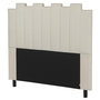 Voir la diapositive 4 : Paris Prix Tête de Lit en Tissu Design  Kenty  140cm Beige