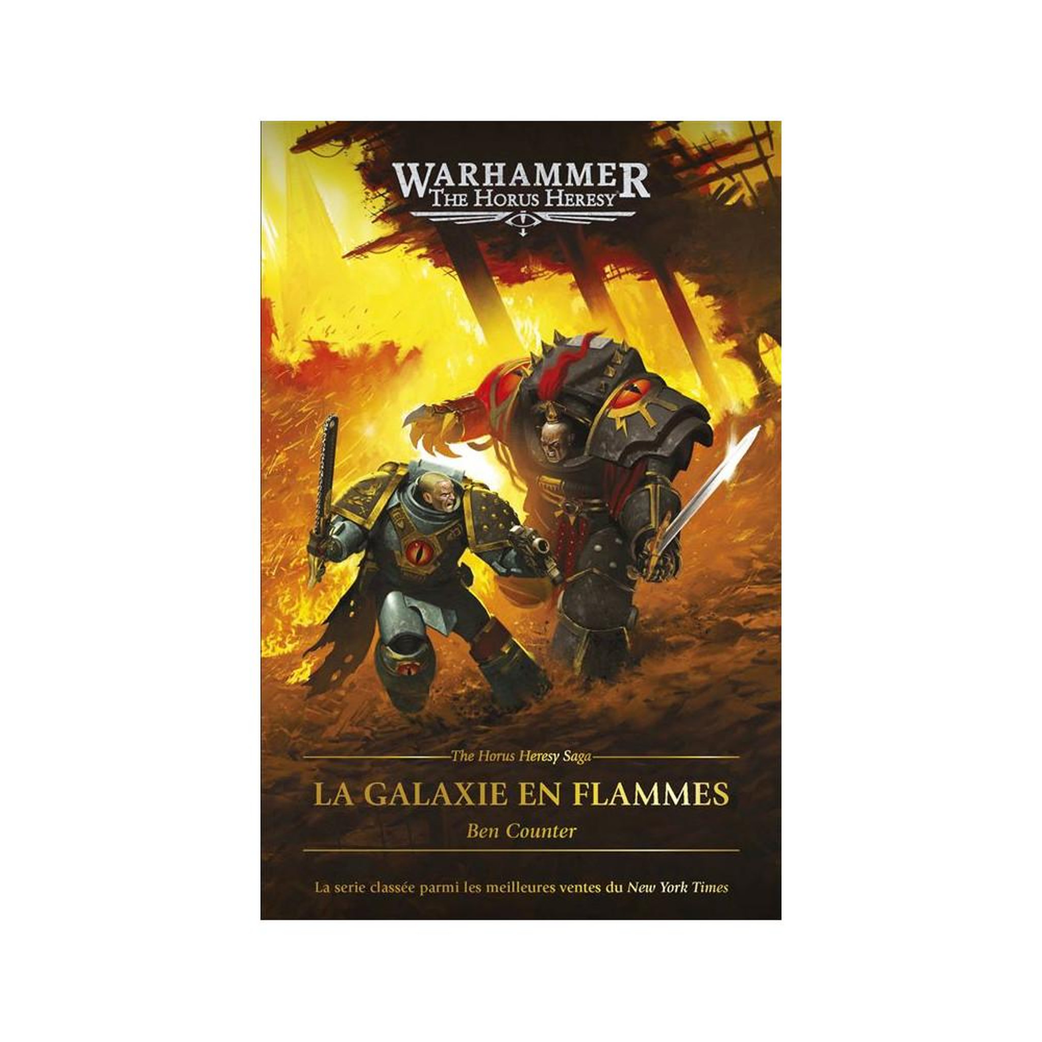 Livre la horus heresy : la galaxie en flammes, tome 3, ben counter, roman sf en français