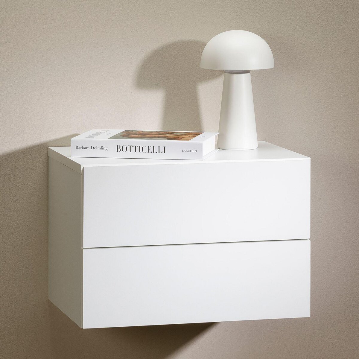 IDIMEX Chevet suspendu FLORENT, en mélaminé