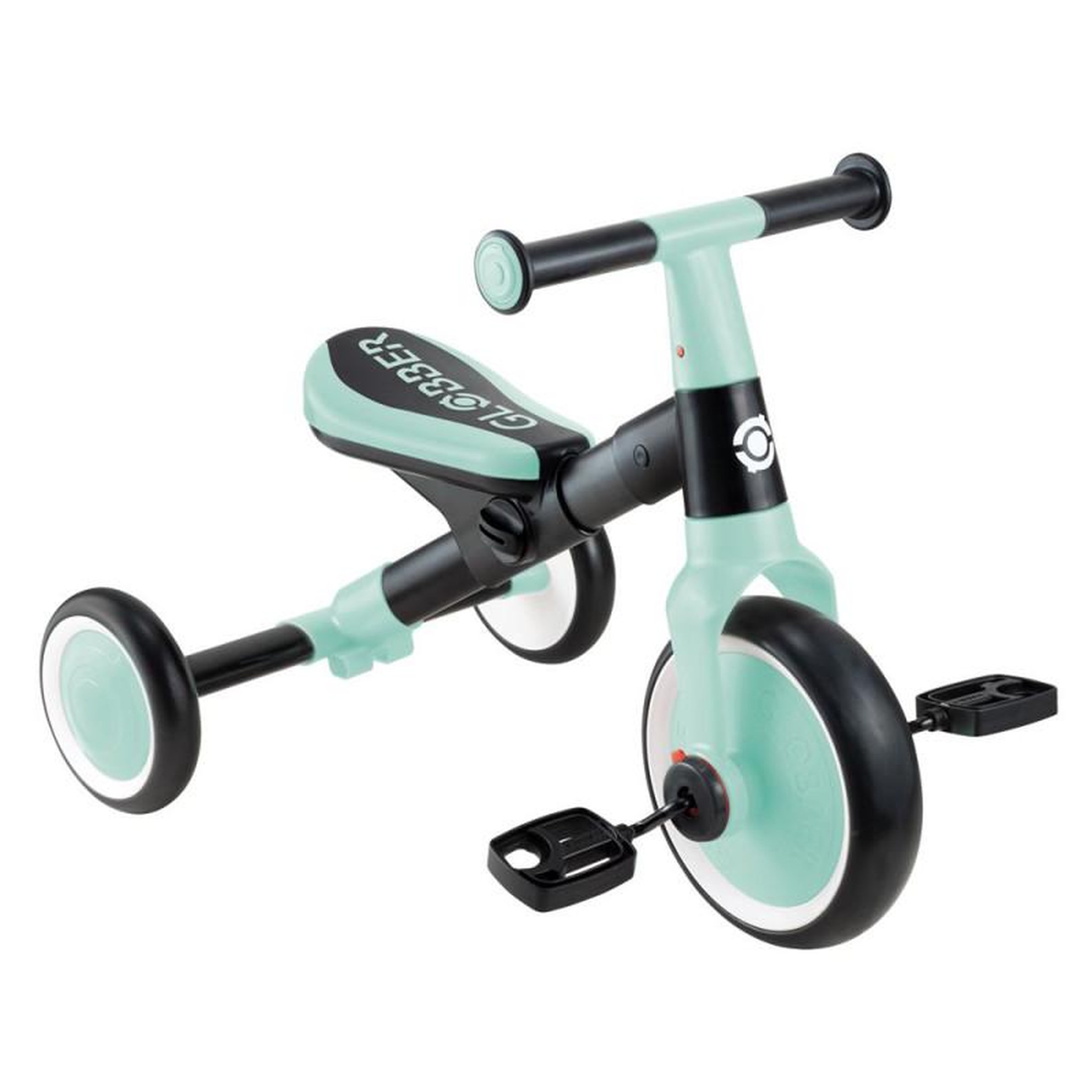 Globber Tricycle Globber Learning trike 2 en 1 Menthe et Noir